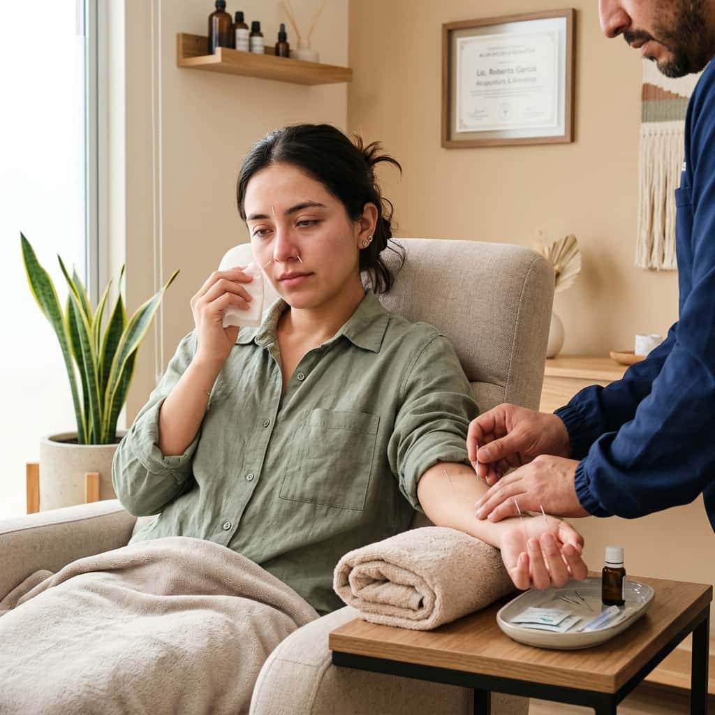 Tratamiento para alergias con acupuntura