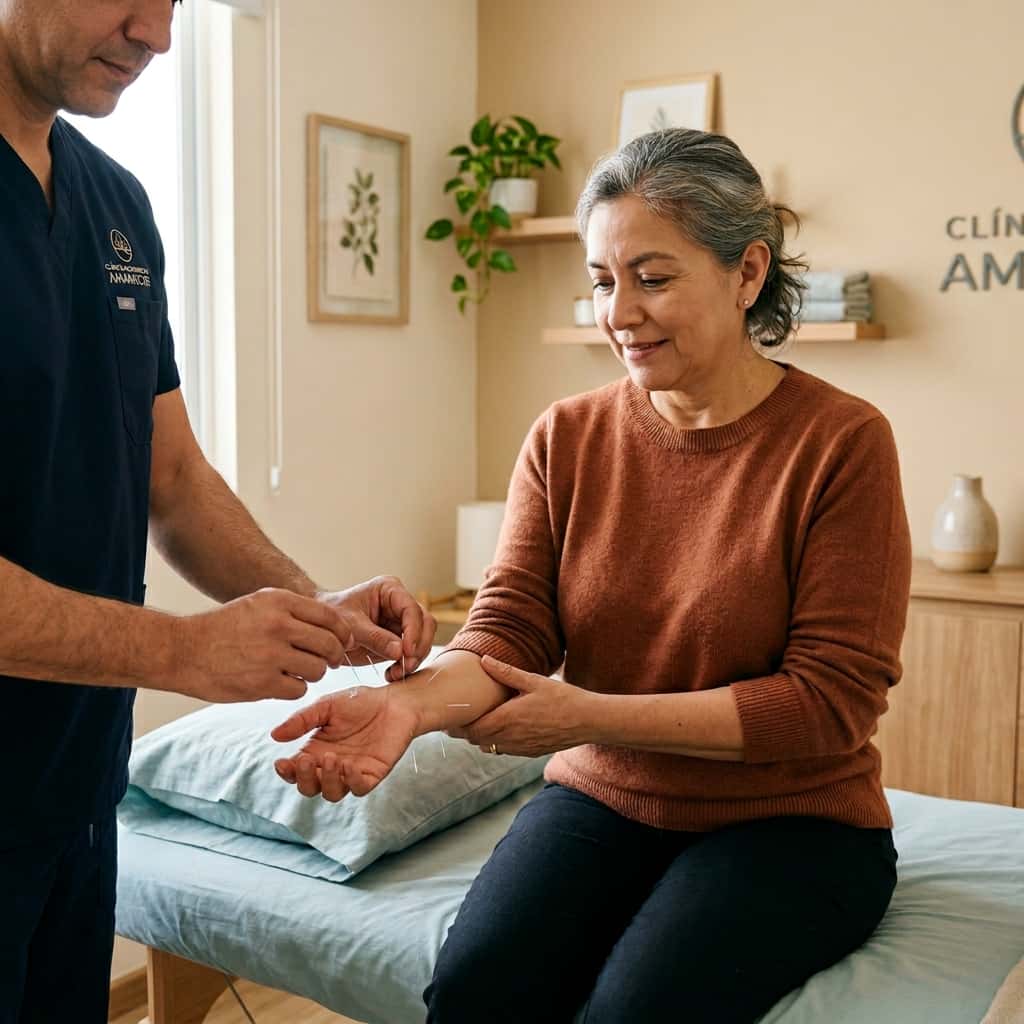 Tratamiento para artritis con acupuntura