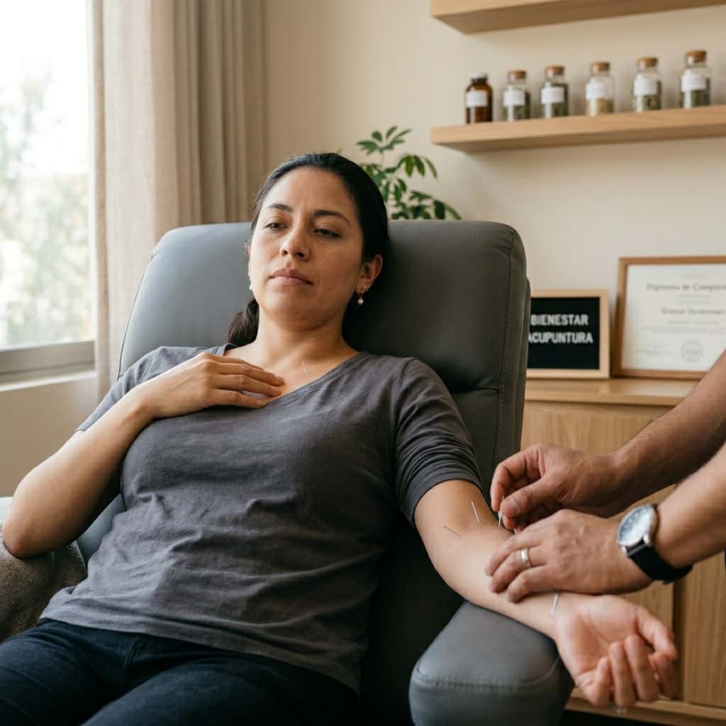 Tratamiento para asma con acupuntura