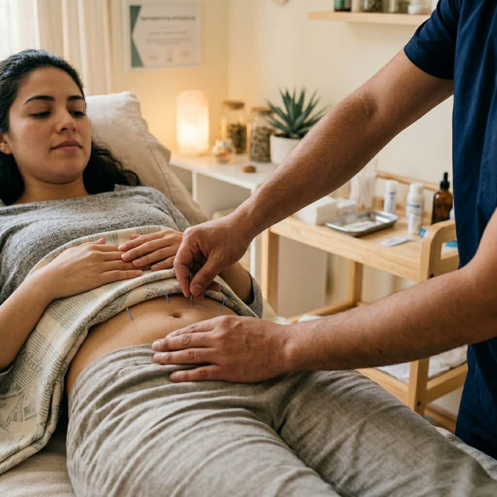 Tratamiento para síndrome de intestino irritable con acupuntura