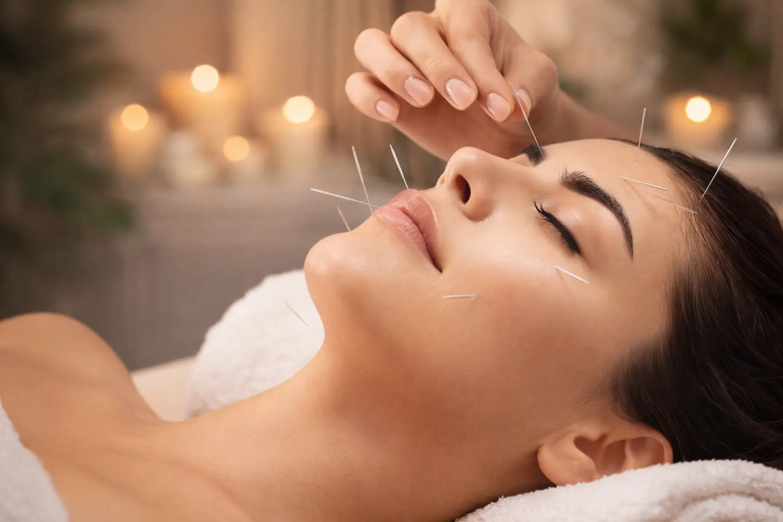 Acupuntura estética facial