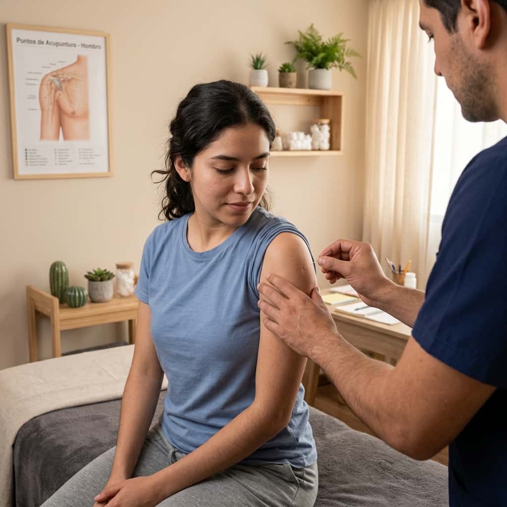 Tratamiento para traumatismos crónicos con acupuntura